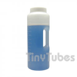 2L graduated white cylindrical bottle lid with seal