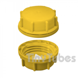 Cap with Degassing Valve D61 Yellow