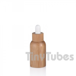 15ml Glass Bottle with Bamboo Liner
