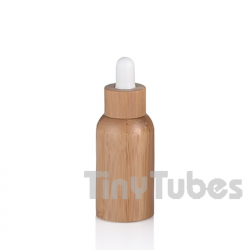 30ml Glass Bottle with Bamboo Liner