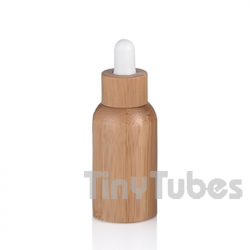 50ml Glass Bottle with Bamboo Liner