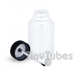 120ml Natural Bottle with Brush Cap