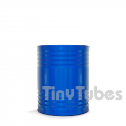 50L metal barrel with two openings (without handles)