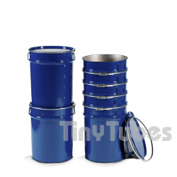 54L metal barrel. Nestable drum (with handles)