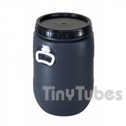 30L Grey screw lid barrel