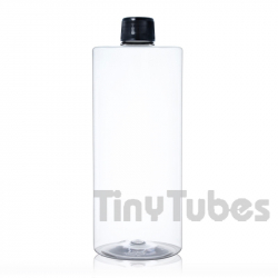500ml 25% R-PET Transparent TUBE bottle