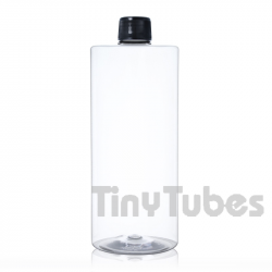 500ml 25% R-PET Transparent TUBE bottle