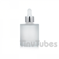 Cylindrical bottle Lucia 30ml Frosted (Double Base)