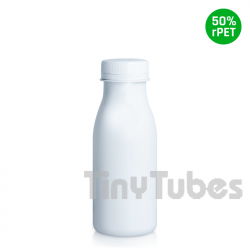 250ml White DAIRY Bottle (50% RPET)