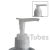 Natural RIBBED Lotion Pump Safety 24/410 Tube 60mm
