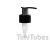 SMOOTH Black 360º Lotion Pump 28/410 Tube 100mm With Protector (Outside Spring)