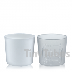 20ml Graduated measuring cup. White or natural