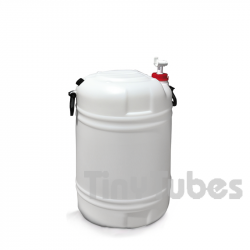 Stackable Drum 60L with 2 opening (with handles)