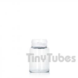 Glass Pill 15ml Transparent