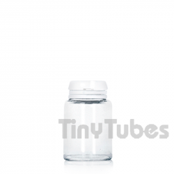 Glass Pill 20ml Transparent