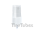 White RIBBED Sprayer Cap 20/410 Tube 67mm