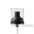 Black 24/410 spray bottle with clear full cap