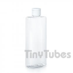 500ml PET transparent Petaca bottle