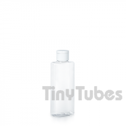 75ml PET transparent Petaca bottle