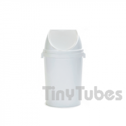 40 litres wastepaper bin with swing-lid