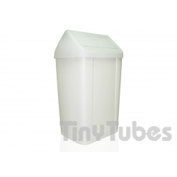 60 litres wastepaper bin with swing-lid
