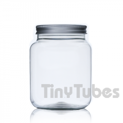 1000ml PET square jar