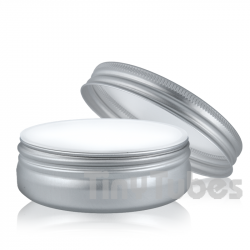 100ml WIDE Aluminium Pill Container Polypropylene inner