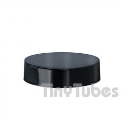 Black Lid 250ml Glass Jar