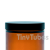 Black Lid 250ml Glass Jar