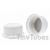 White 45mm Neck Cap with Tamper-Evident Seal