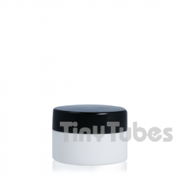 20ml White Glass Jar