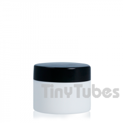30ml White Glass Jar