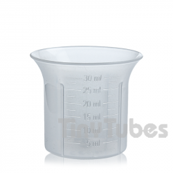 30ml Graduated measuring cup.